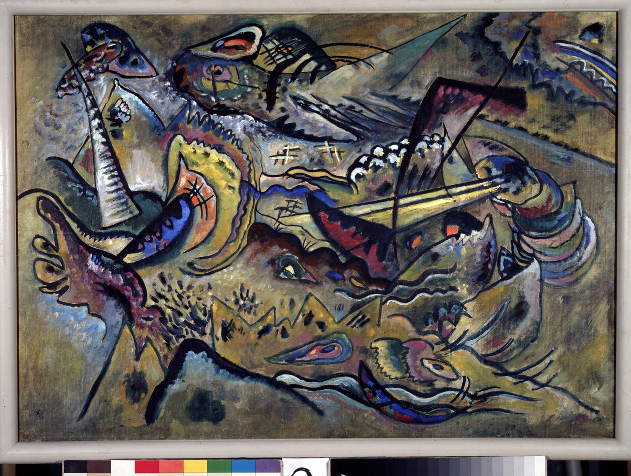 "" Le Sood "" (Güneyde) Ressam Günü Vassily Kandinsky by Wassily Kandinsky