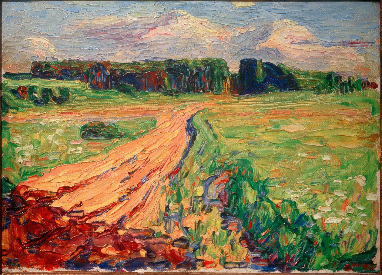 Münih - Planegg I by Wassily Kandinsky