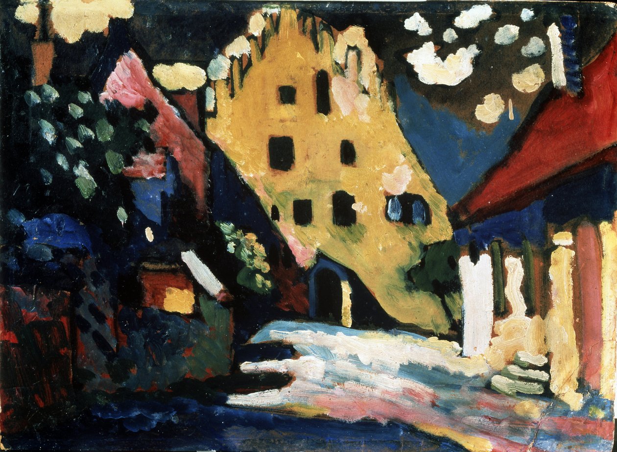 ""Murnau. Kalenin avlusu"" Wassily Kandinsky