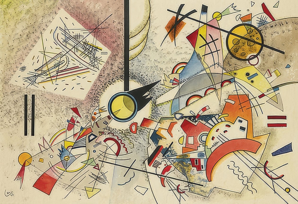 Başlıksız. 1923 by Wassily Kandinsky