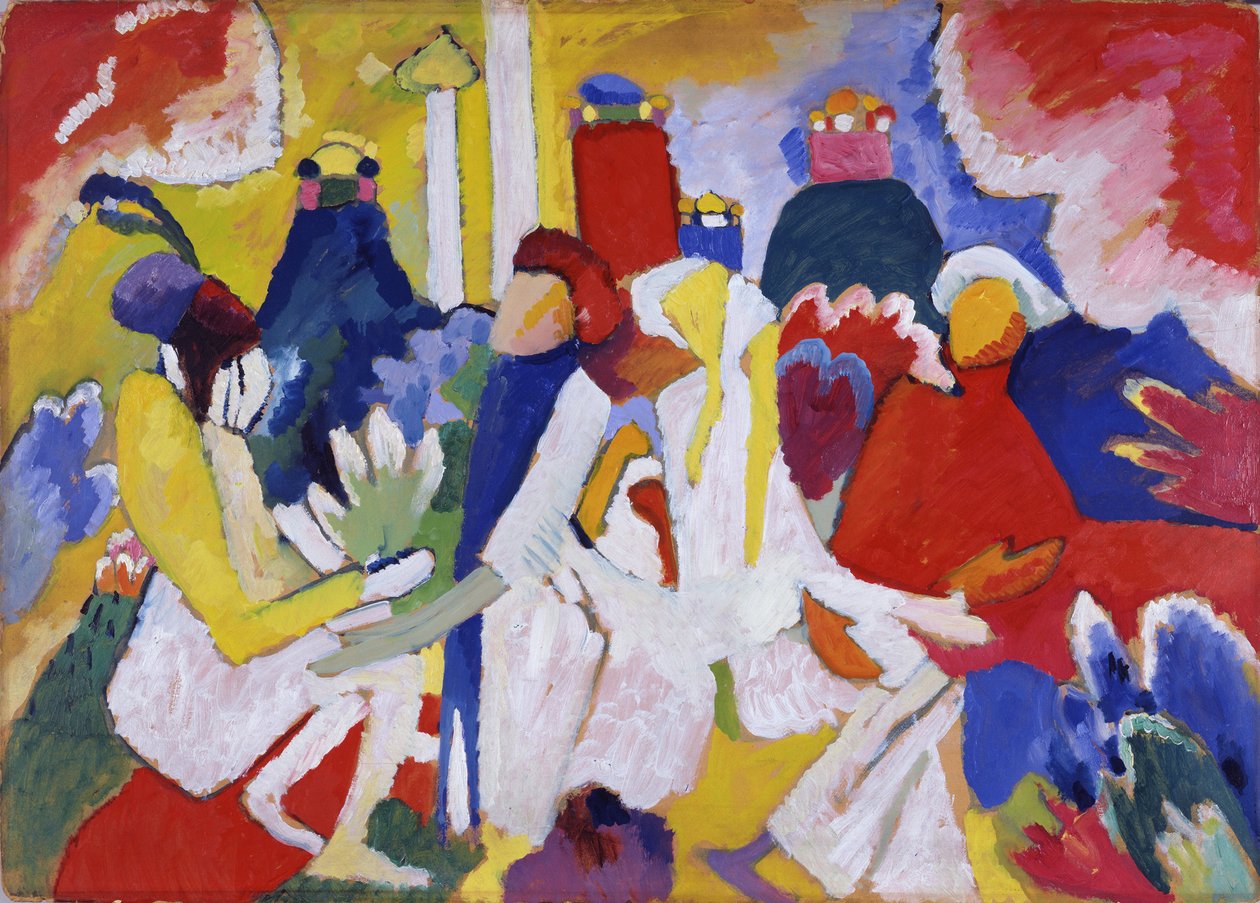 "" Oryantal "" Ressam Günü Vassily Kandinsky (veya Wassily Kandinsky veya Kandinsky) by Wassily Kandinsky