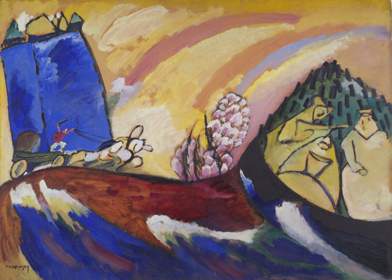 Troyka ile boyama, 18 Ocak 1911 by Wassily Kandinsky