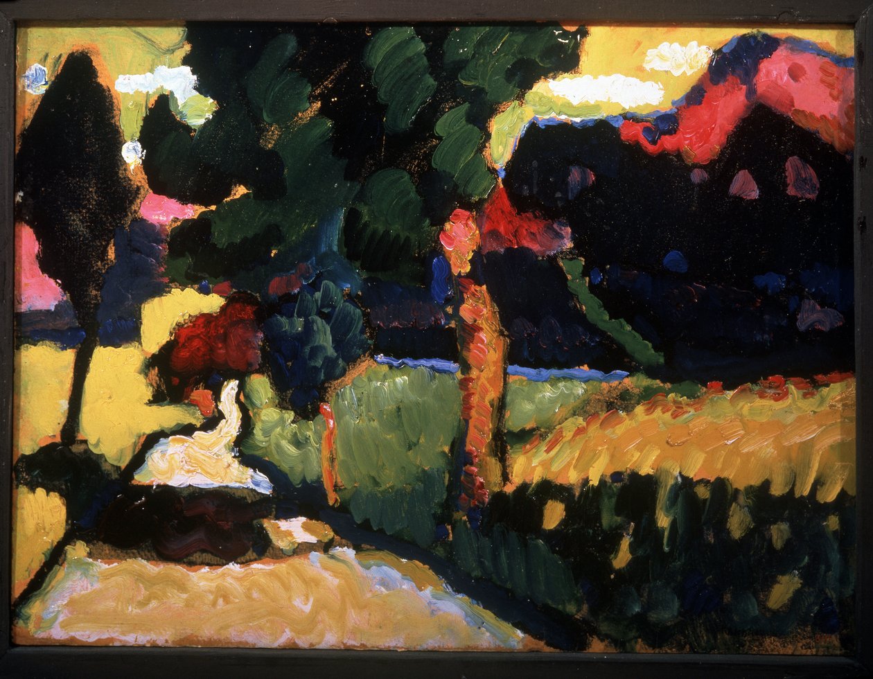 ""yaz manzarası"" Wassily Kandinsky