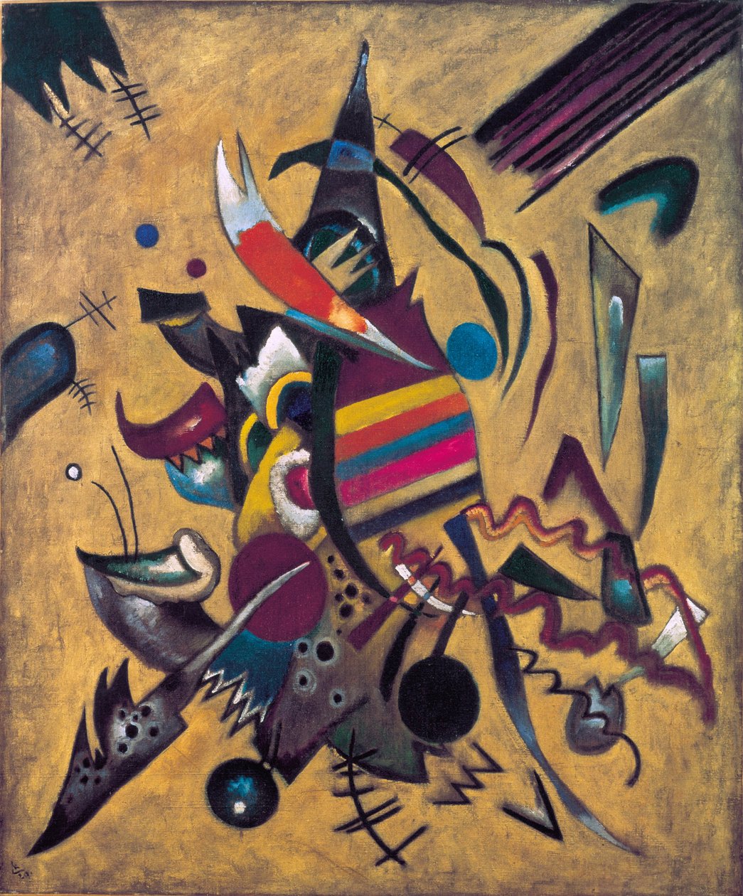 "" Puan "" Ressam Günü Vassily Kandinsky (veya Wassily Kandinsky) by Wassily Kandinsky