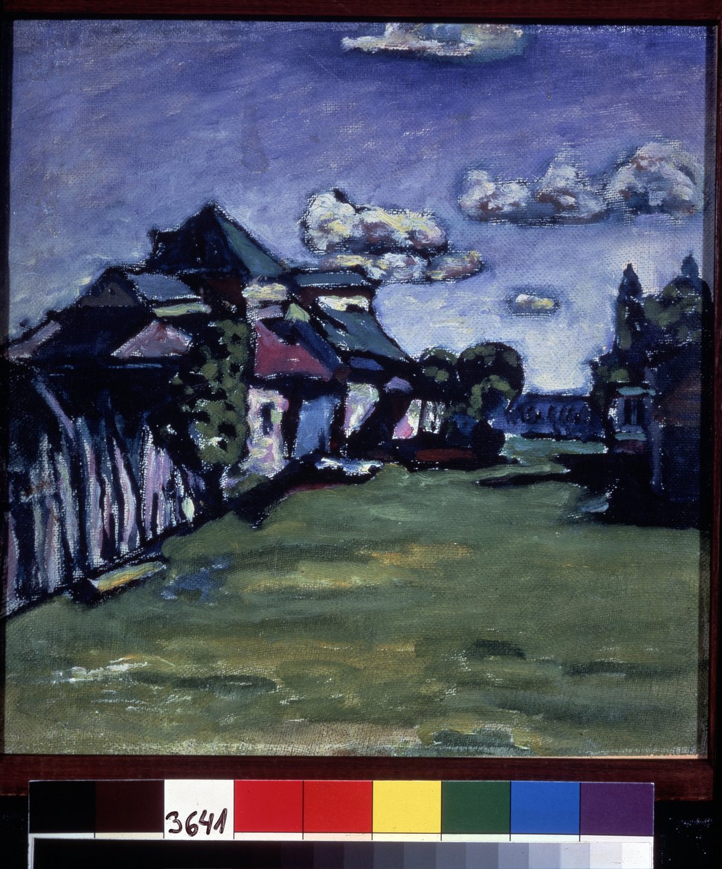 ""Moskova Yakını"" Wassily Kandinsky (veya Wassily Kandinsky veya Kandinskij) tarafından yapılan resim by Wassily Kandinsky