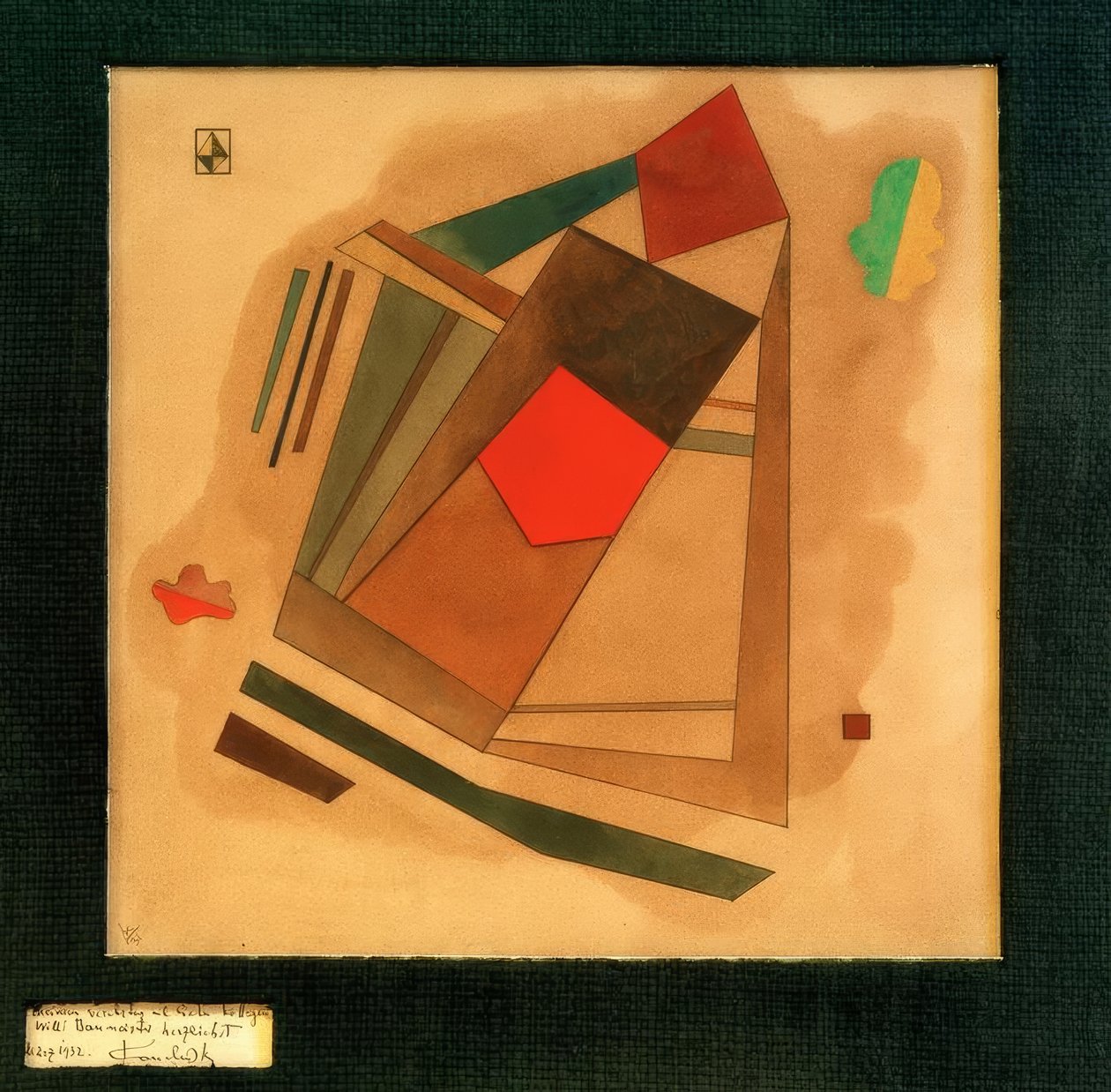 Meydandaki kırmızı by Wassily Kandinsky