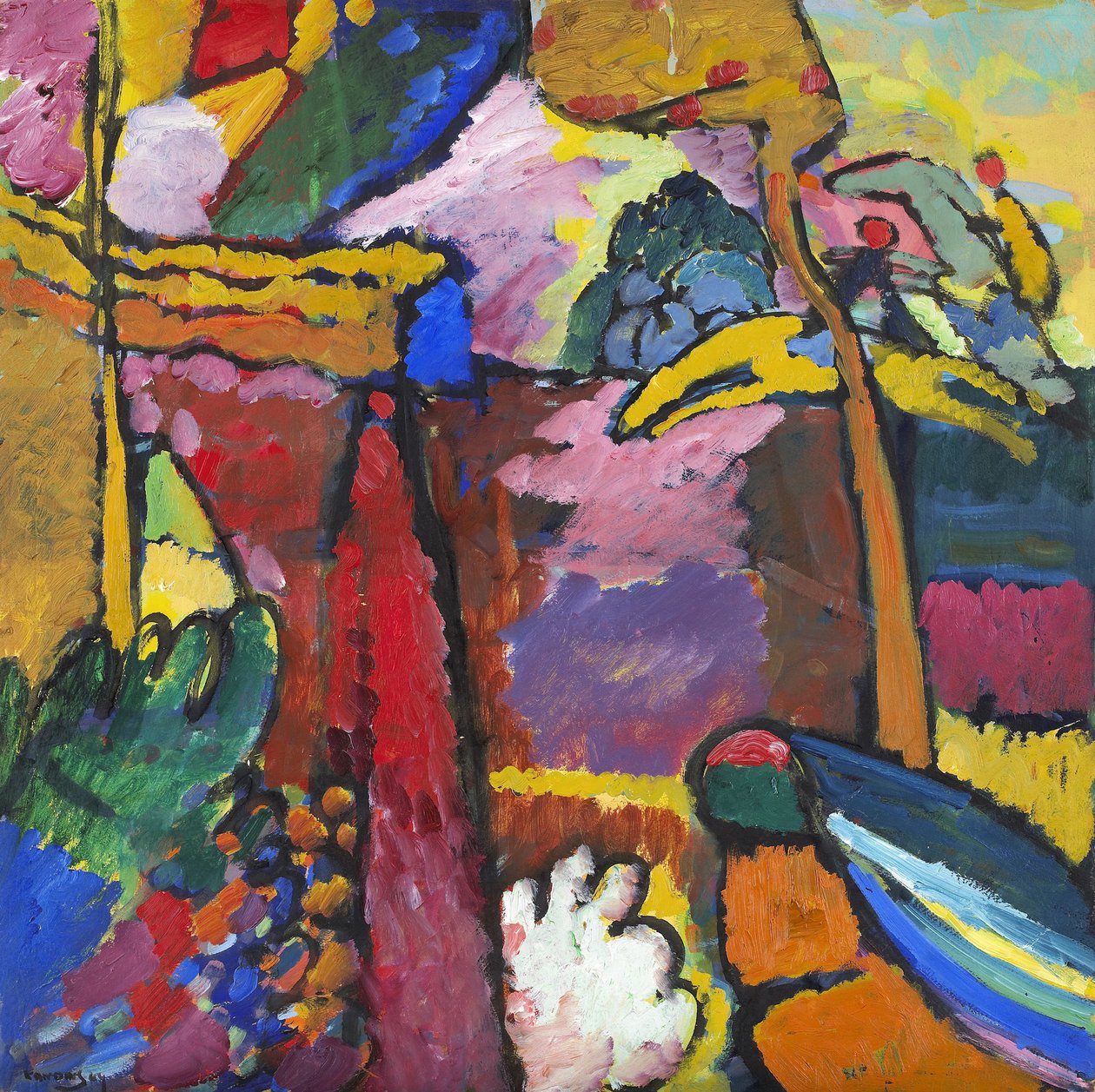 Doğaçlama Çalışması V, 1910 by Wassily Kandinsky