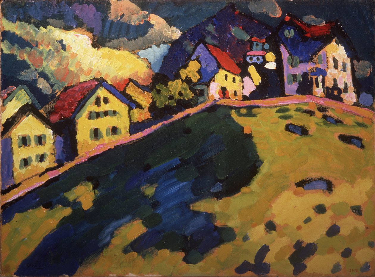 Yaz manzarası, 1909 by Wassily Kandinsky