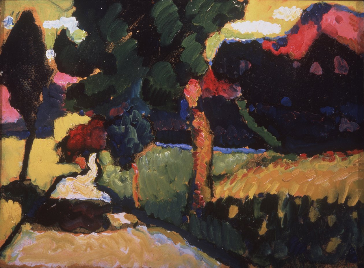 Yaz manzarası, 1909 by Wassily Kandinsky