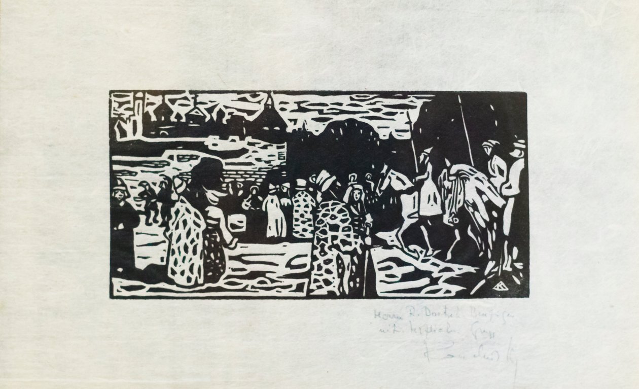 Pazar - Eski Rusça by Wassily Kandinsky