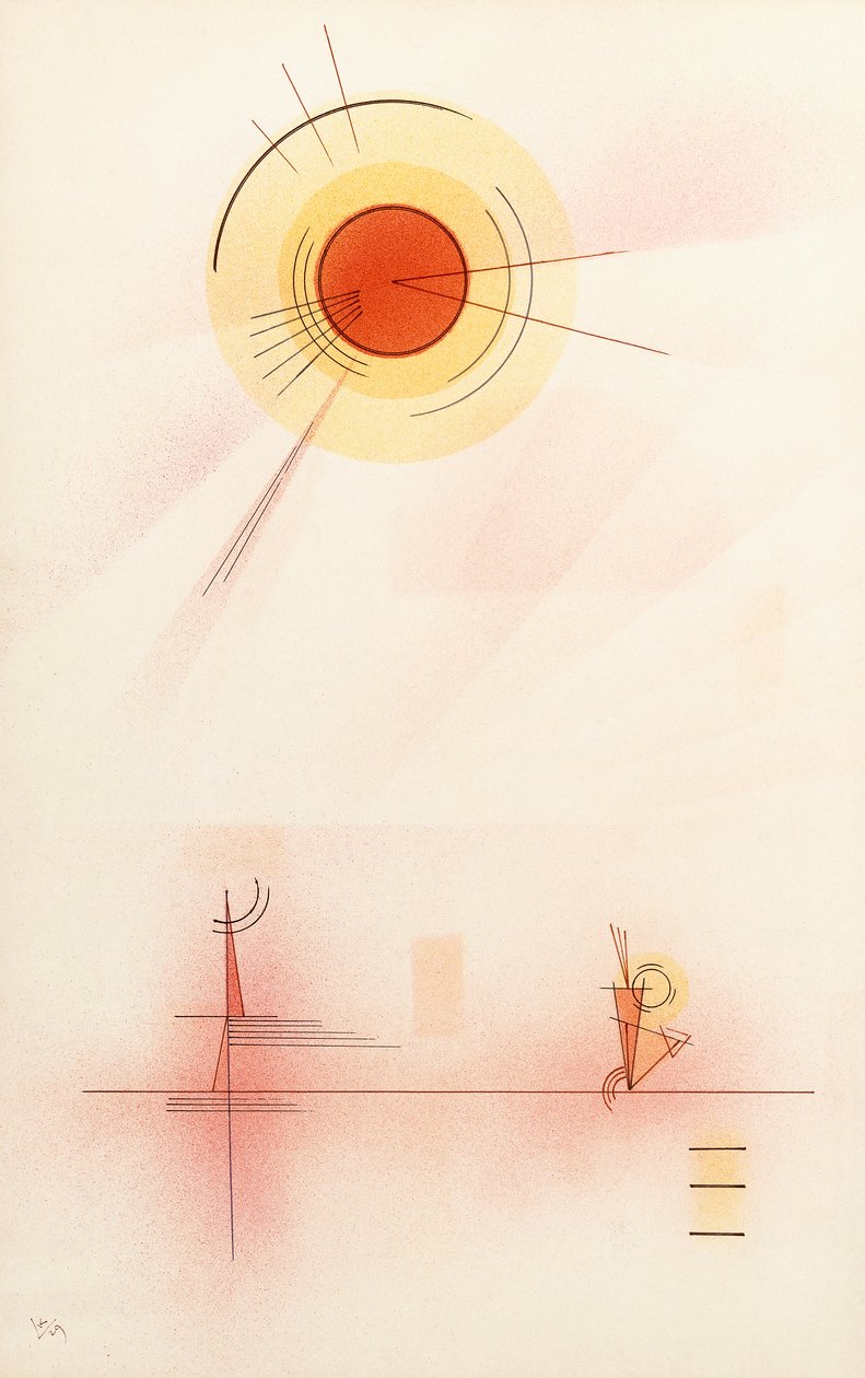 Gunes isigi by Wassily Kandinsky