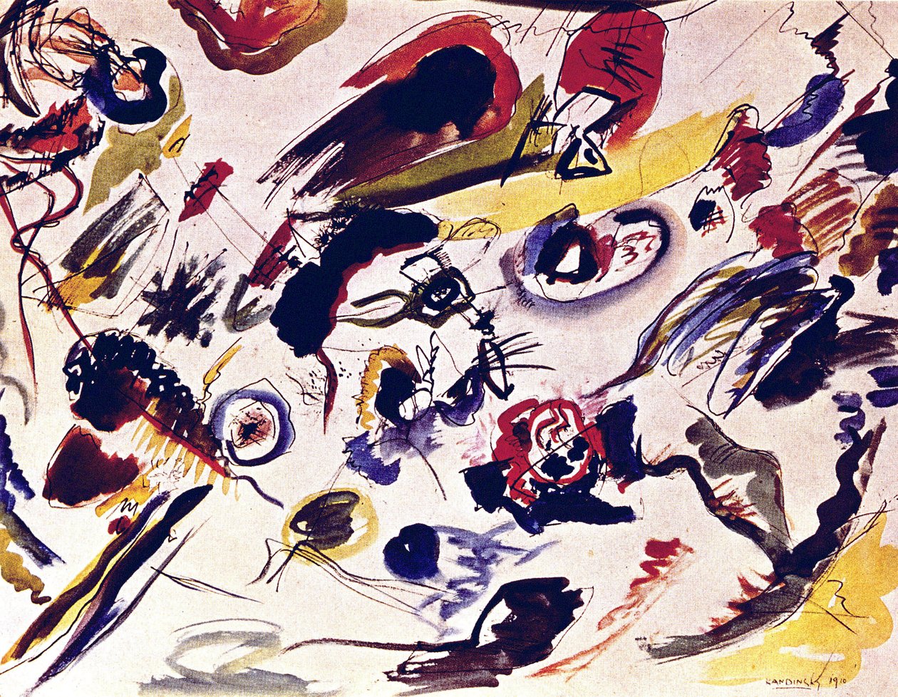 İlk soyut sulu boya by Wassily Kandinsky