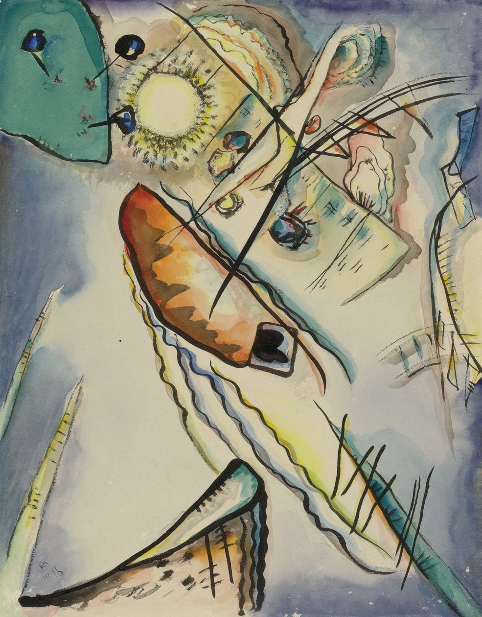İsimsiz, 1916 by Wassily Kandinsky