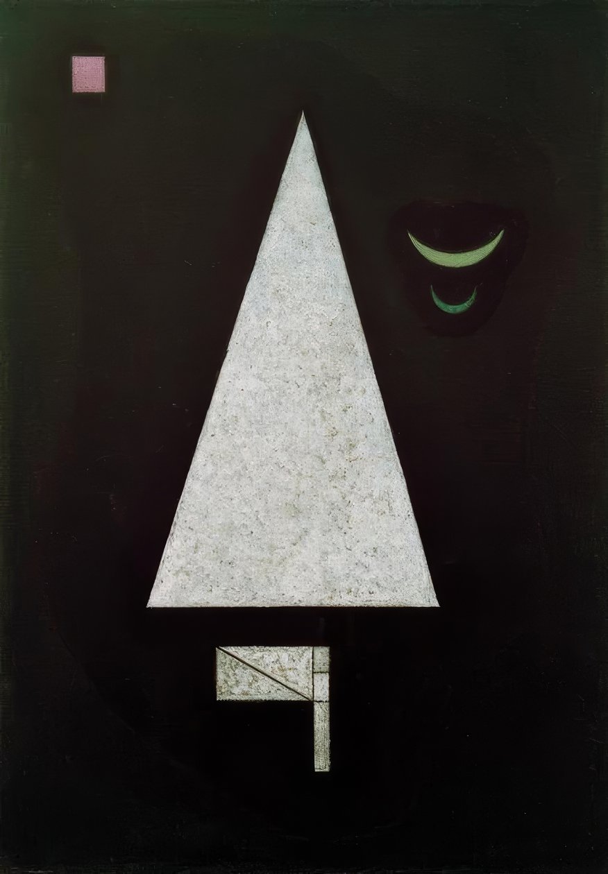 Beyaz keskinlik by Wassily Kandinsky