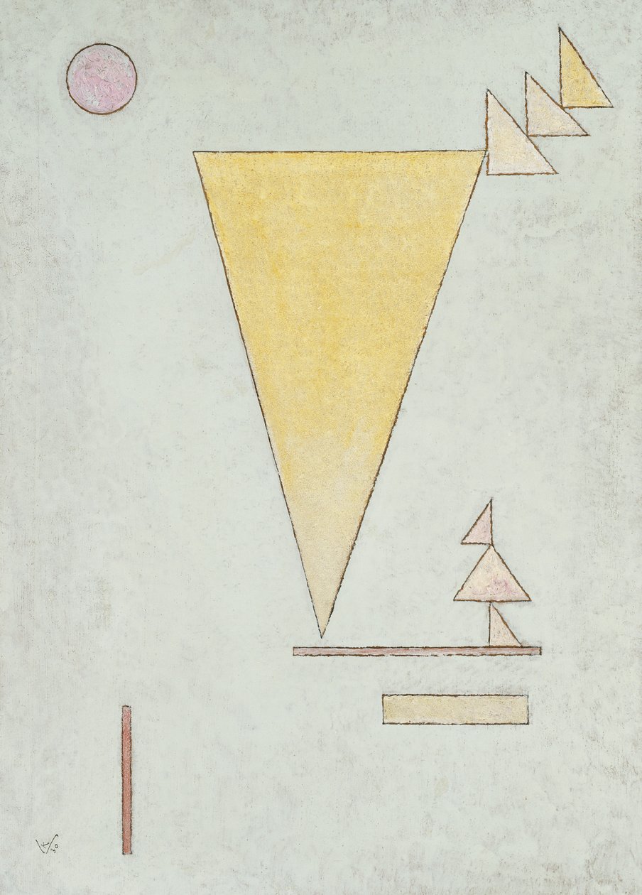Beyaz; Weiss by Wassily Kandinsky