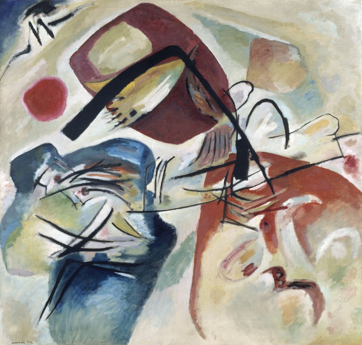 Kara Kemer ile by Wassily Kandinsky