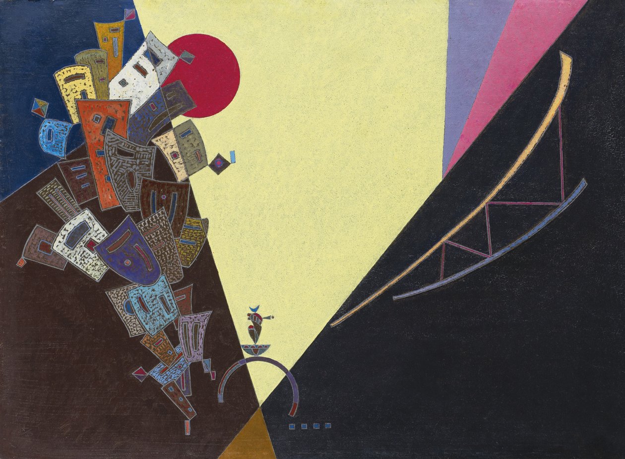 çiçek açması, 1943 by Wassily Kandinsky