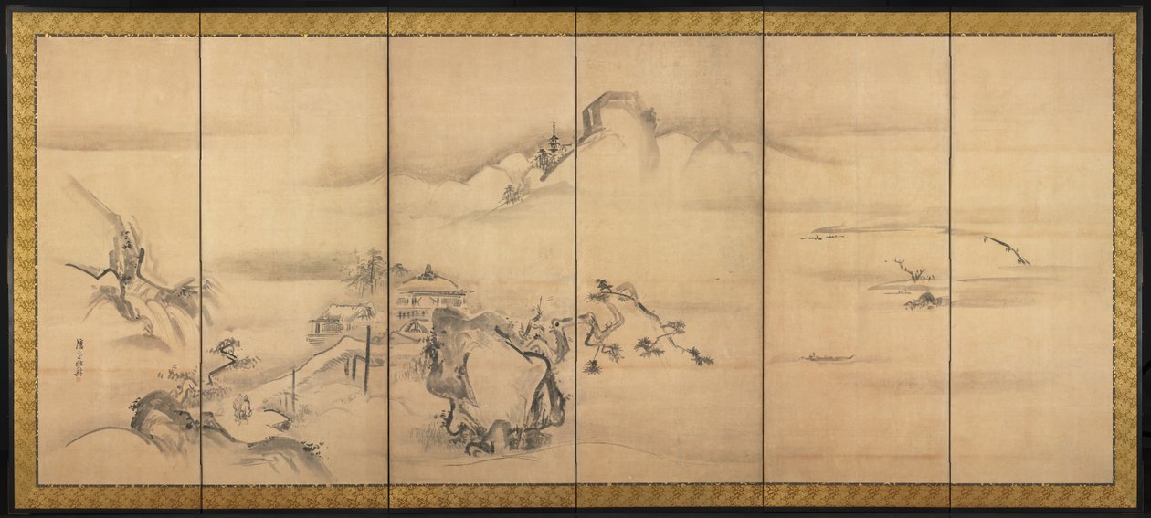 Xiao ve Xiang Nehirlerinin Sekiz Görünümü by Watanabe Shiko