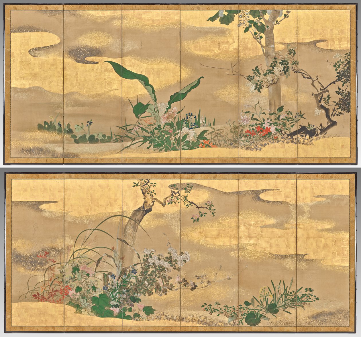 Dört Mevsimin Çiçekleri ve Ağaçları by Watanabe Shiko