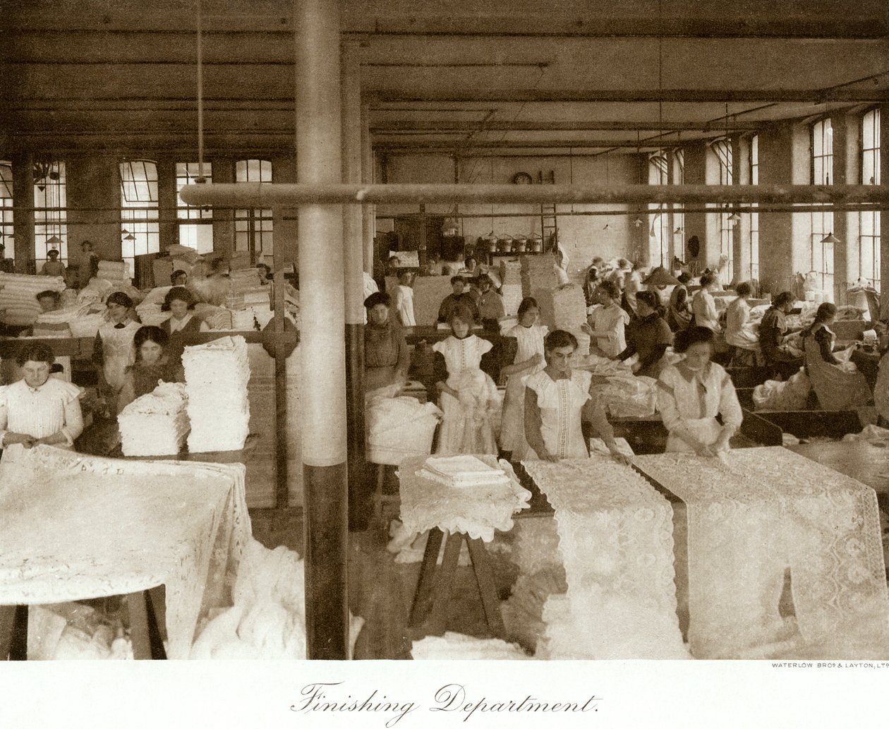 Thomas Adams Dantel Fabrikası, Nottingham, Nottinghamshire, 1914 by Waterlow Bros and Layton Ltd
