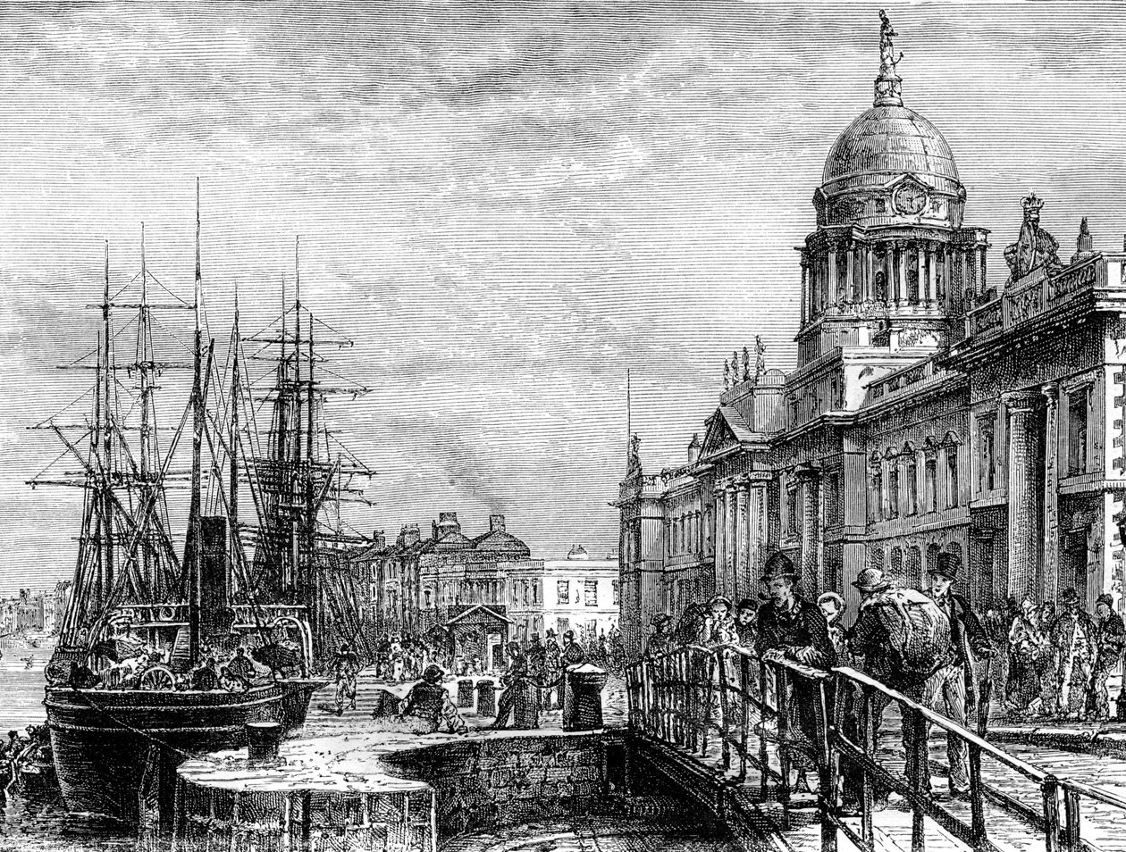 Dublin, İrlanda, 19. yüzyıl. by Weber