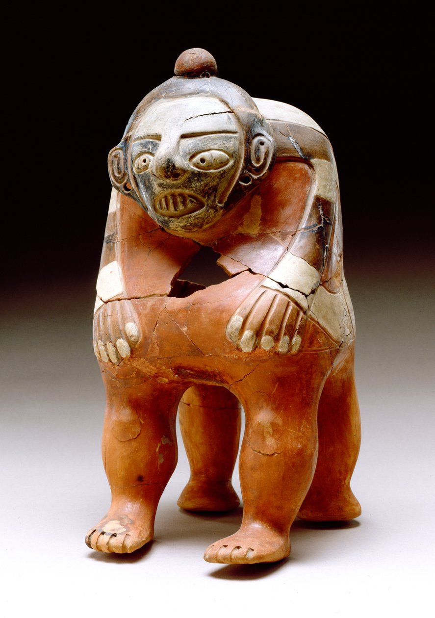 İnsan heykeli vazosu, 600-900 (seramik) by Weeden Island culture