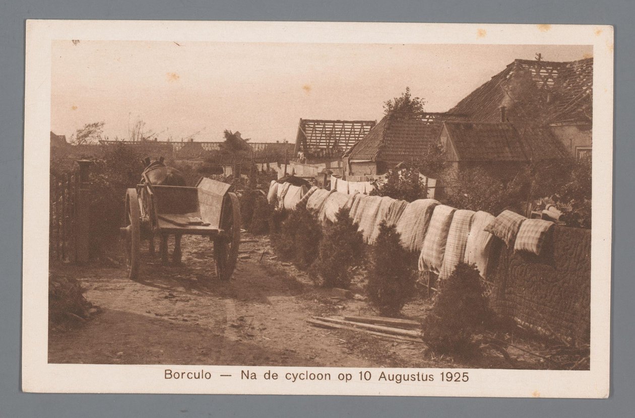 Borculo -- 10 Ağustos 1925'teki kasırgadan sonra by Weenenk and Snel