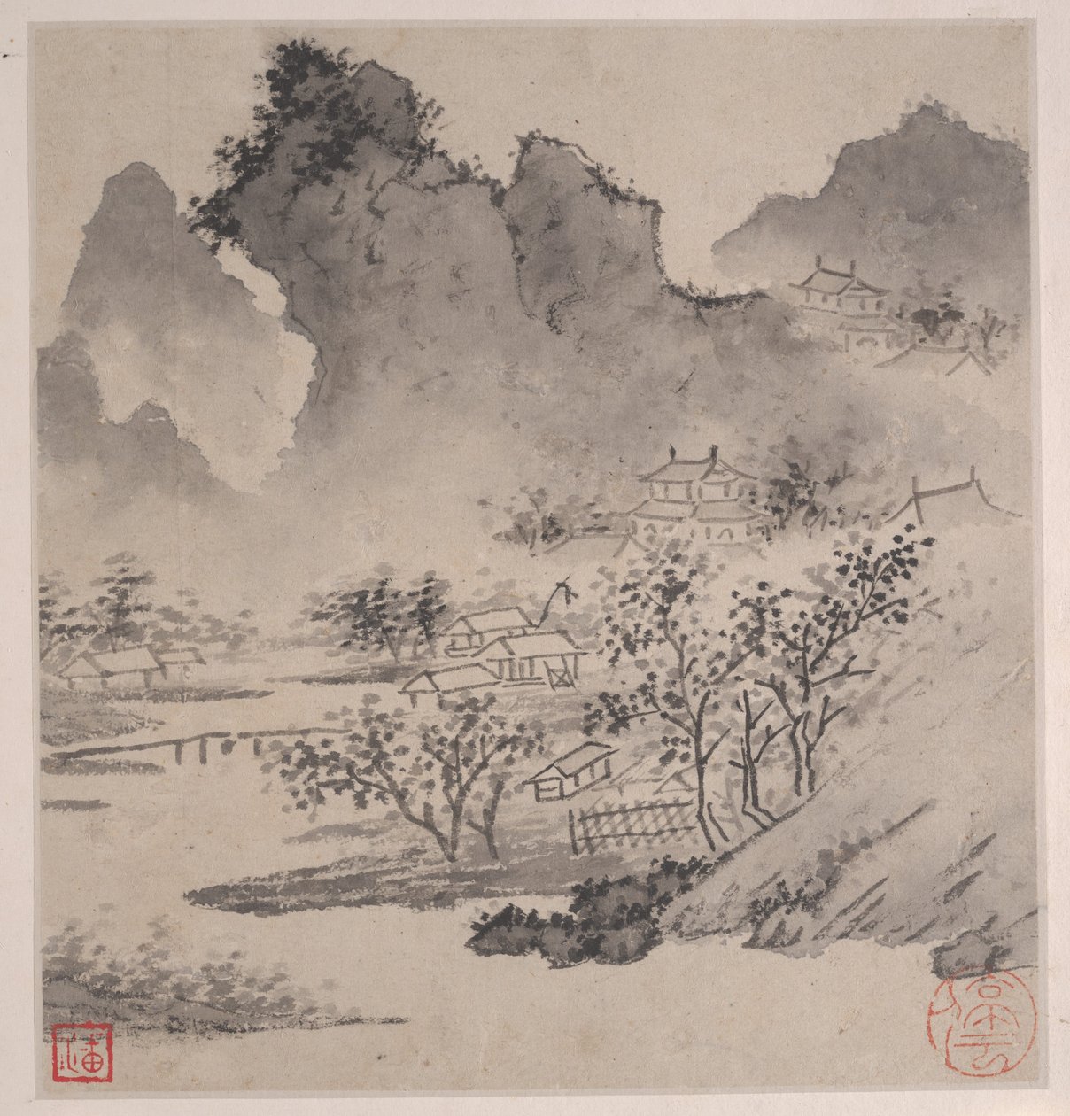 Xiao ve Xiang Nehirlerinin Sekiz Şarkısı. by Wen Zhengming