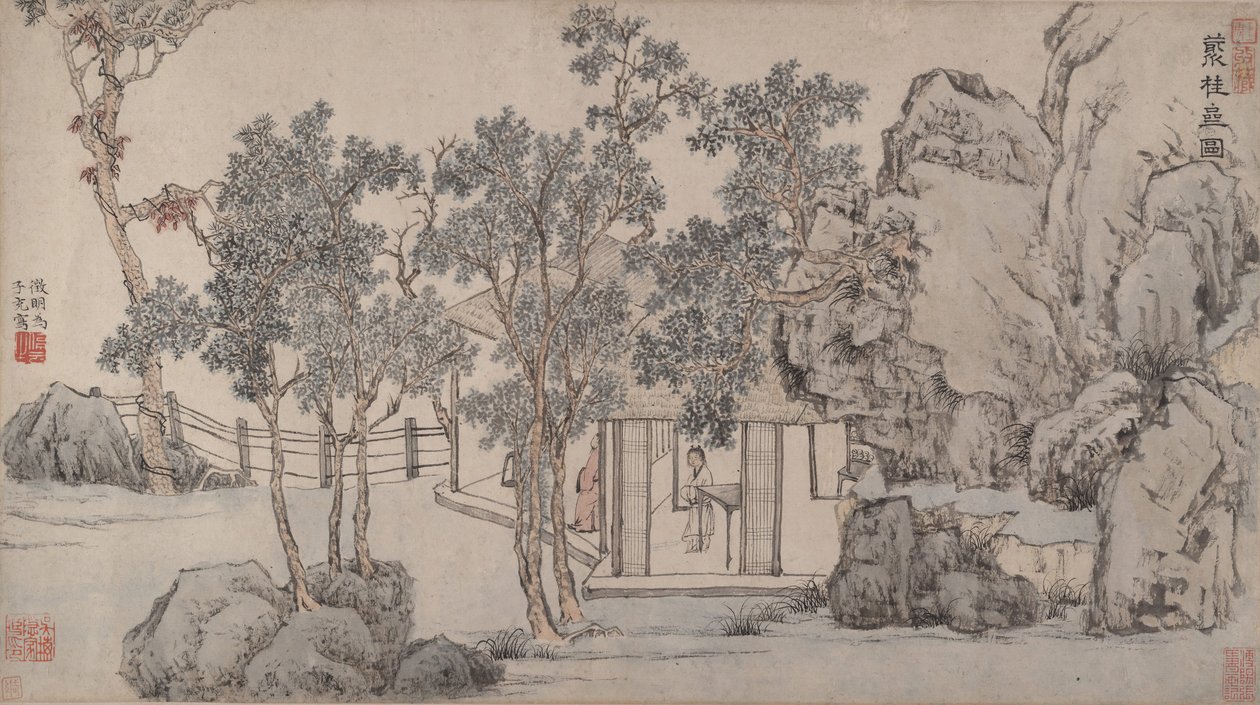 Cassia Grove Stüdyosu, yak. 1532. by Wen Zhengming