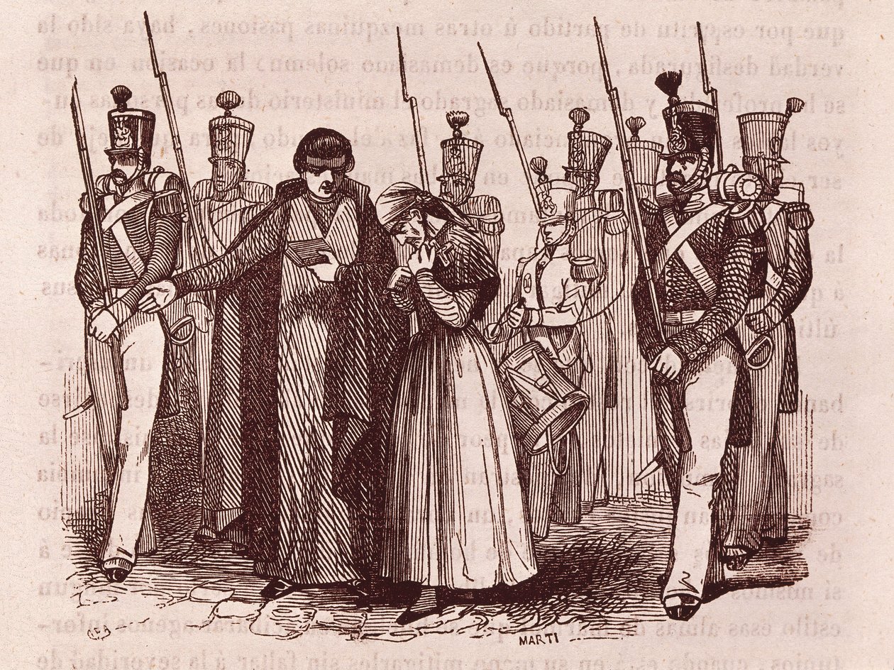 Ramon Cabrera ölüme gidiyor by Wenceslao Ayguals de Izco