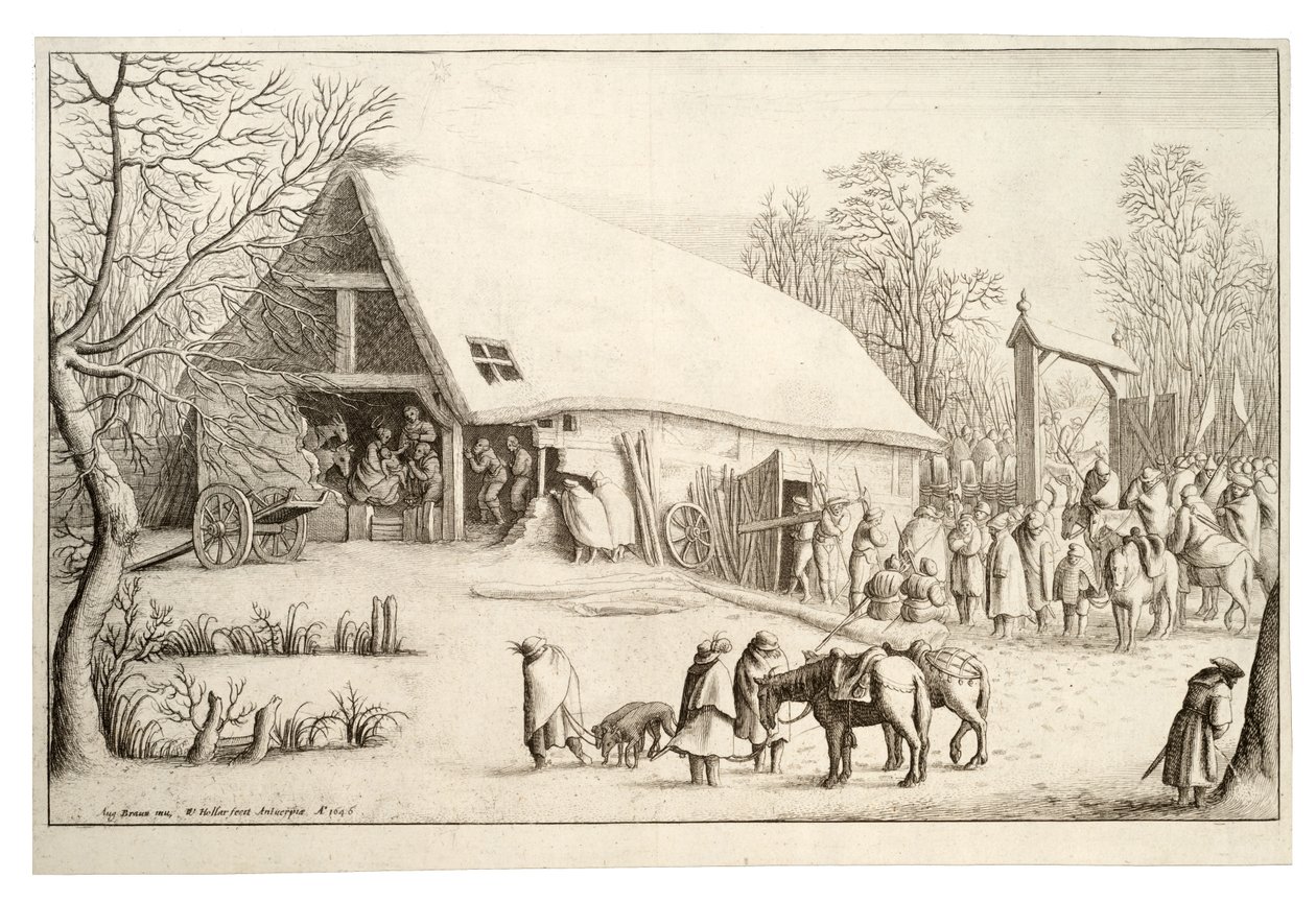 kralların hayranlığı by Wenceslaus Hollar