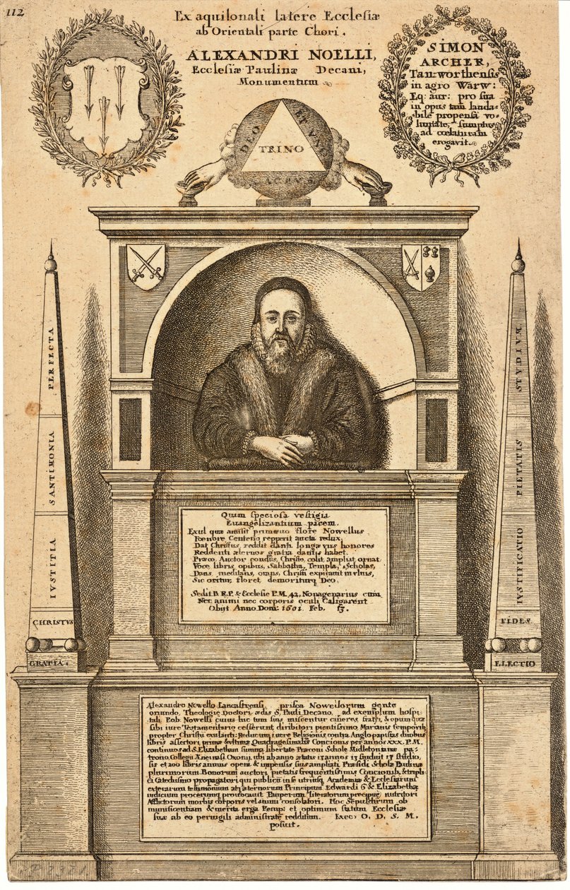 Alexander Nowell (anıt). durum 3 by Wenceslaus Hollar