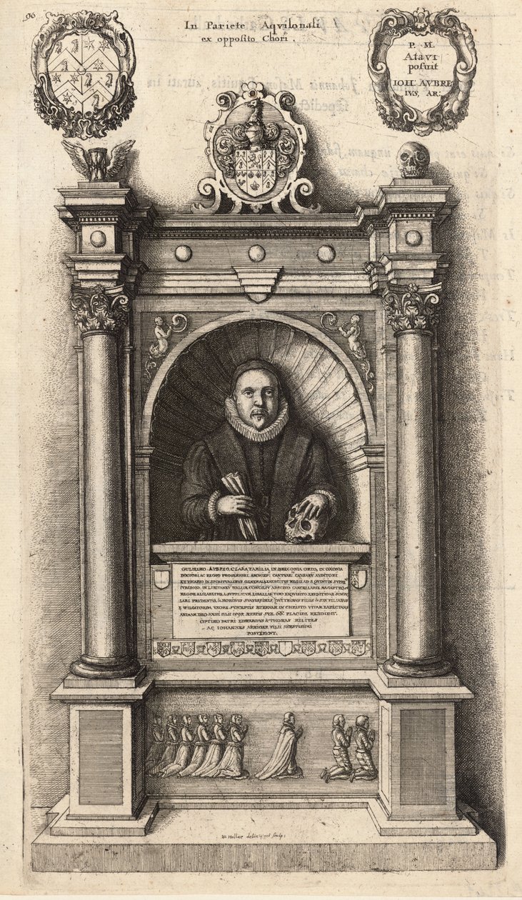 Aubrey (anıt). durum 1 by Wenceslaus Hollar