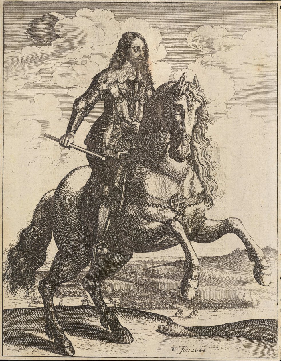 Charles I. Devlet 3 by Wenceslaus Hollar