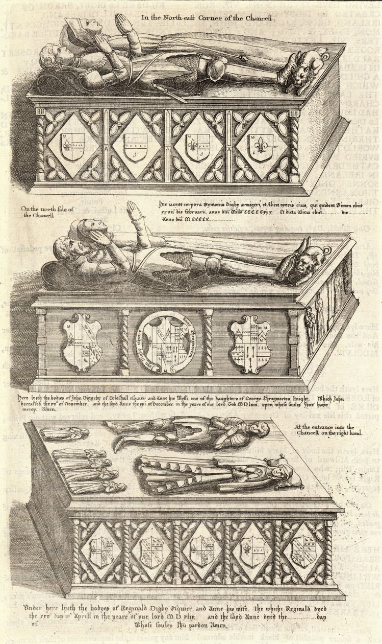 Digby ailesi (anıt) by Wenceslaus Hollar