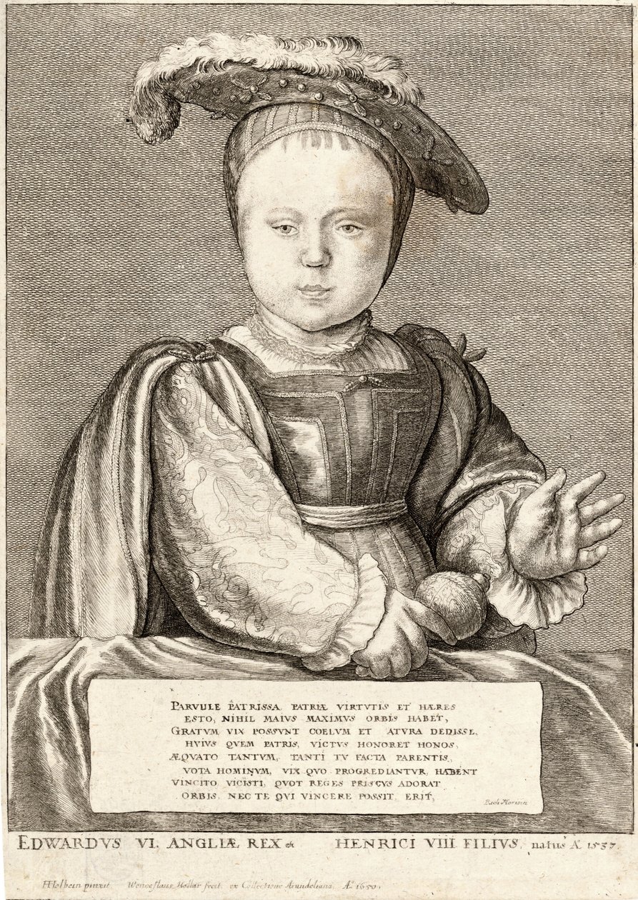 Edward VI by Wenceslaus Hollar