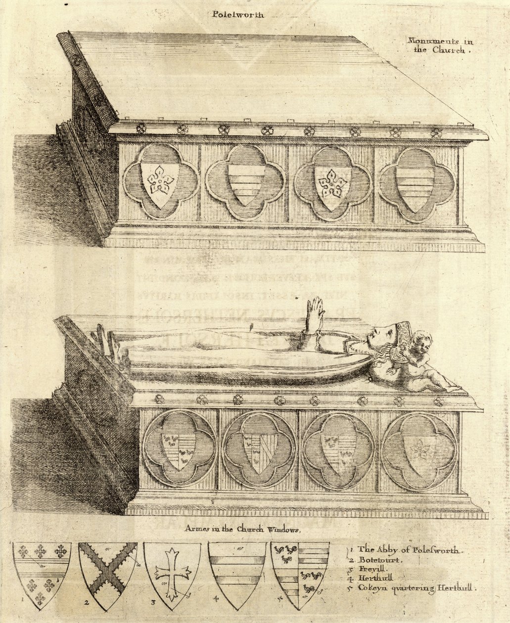 Herhull ailesi (anıt) by Wenceslaus Hollar