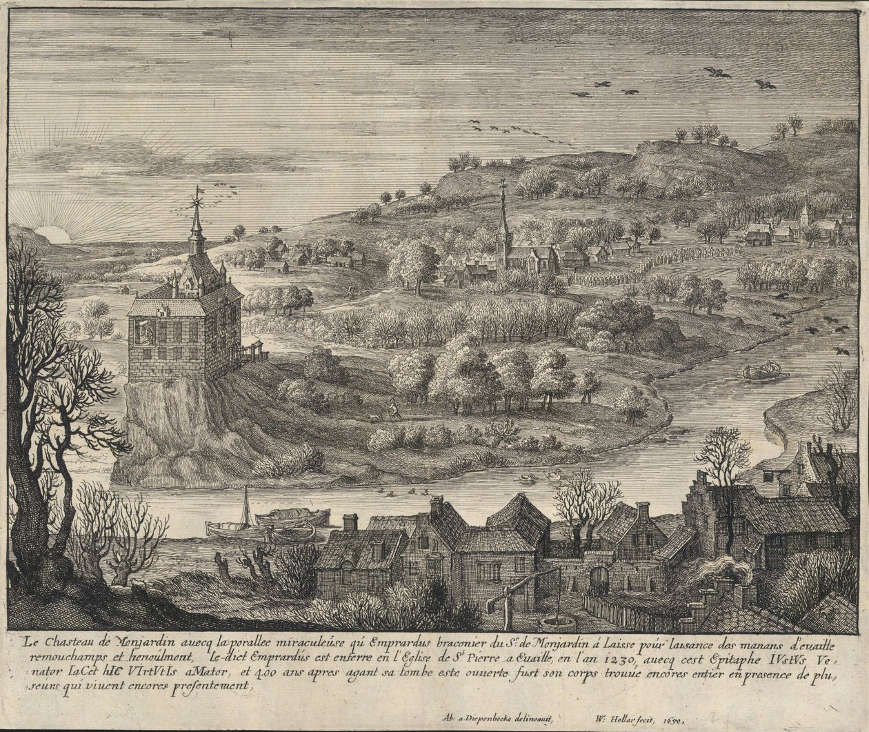 Monjardin. durum 1 by Wenceslaus Hollar