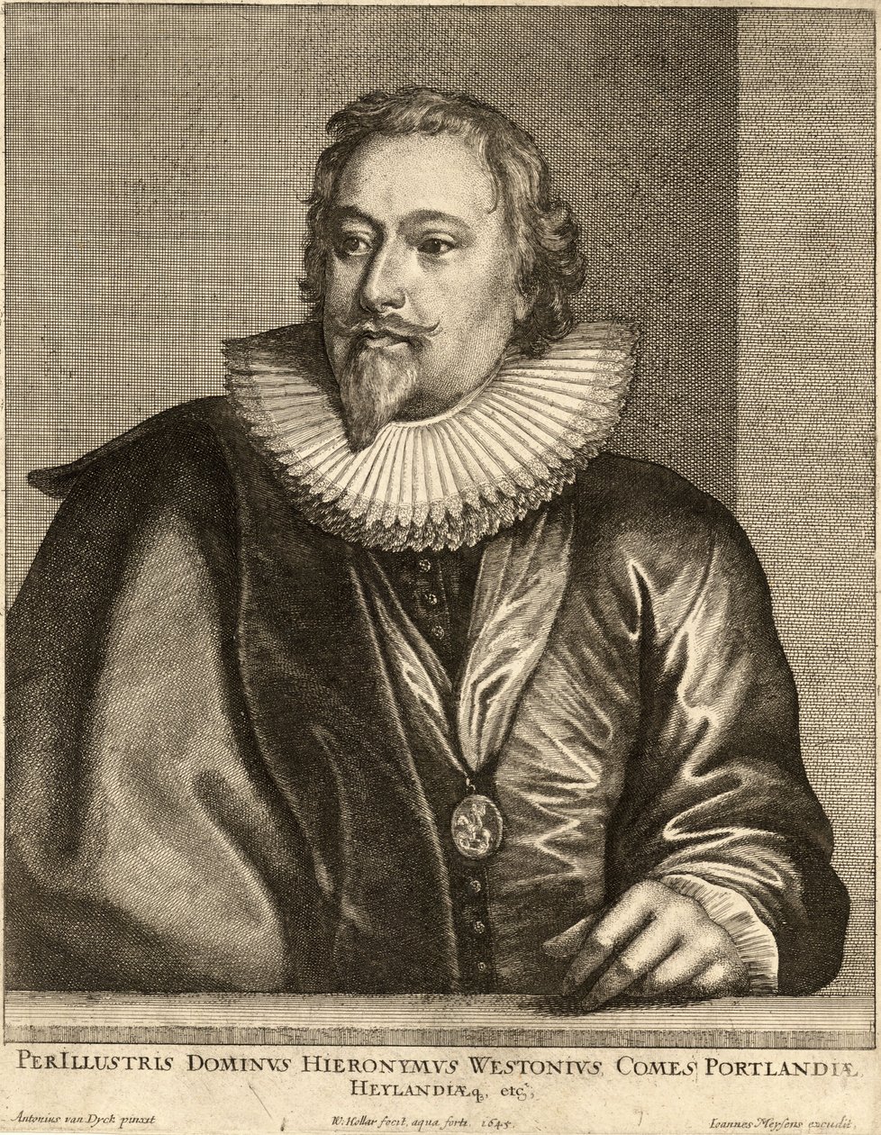 Richard Weston, Portland Kontu. durum 1 by Wenceslaus Hollar