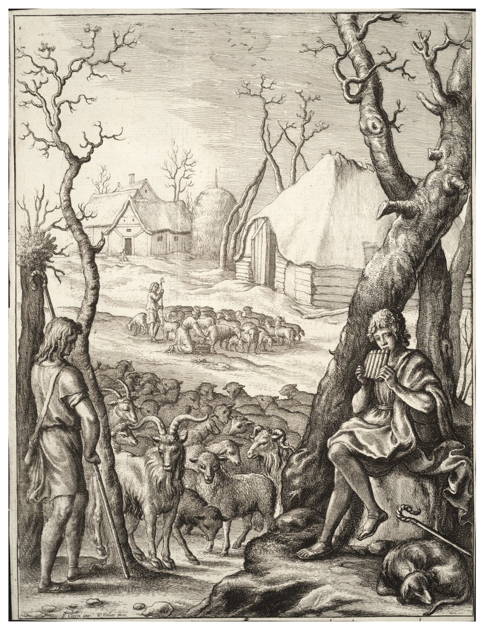 Hayvancılık by Wenceslaus Hollar