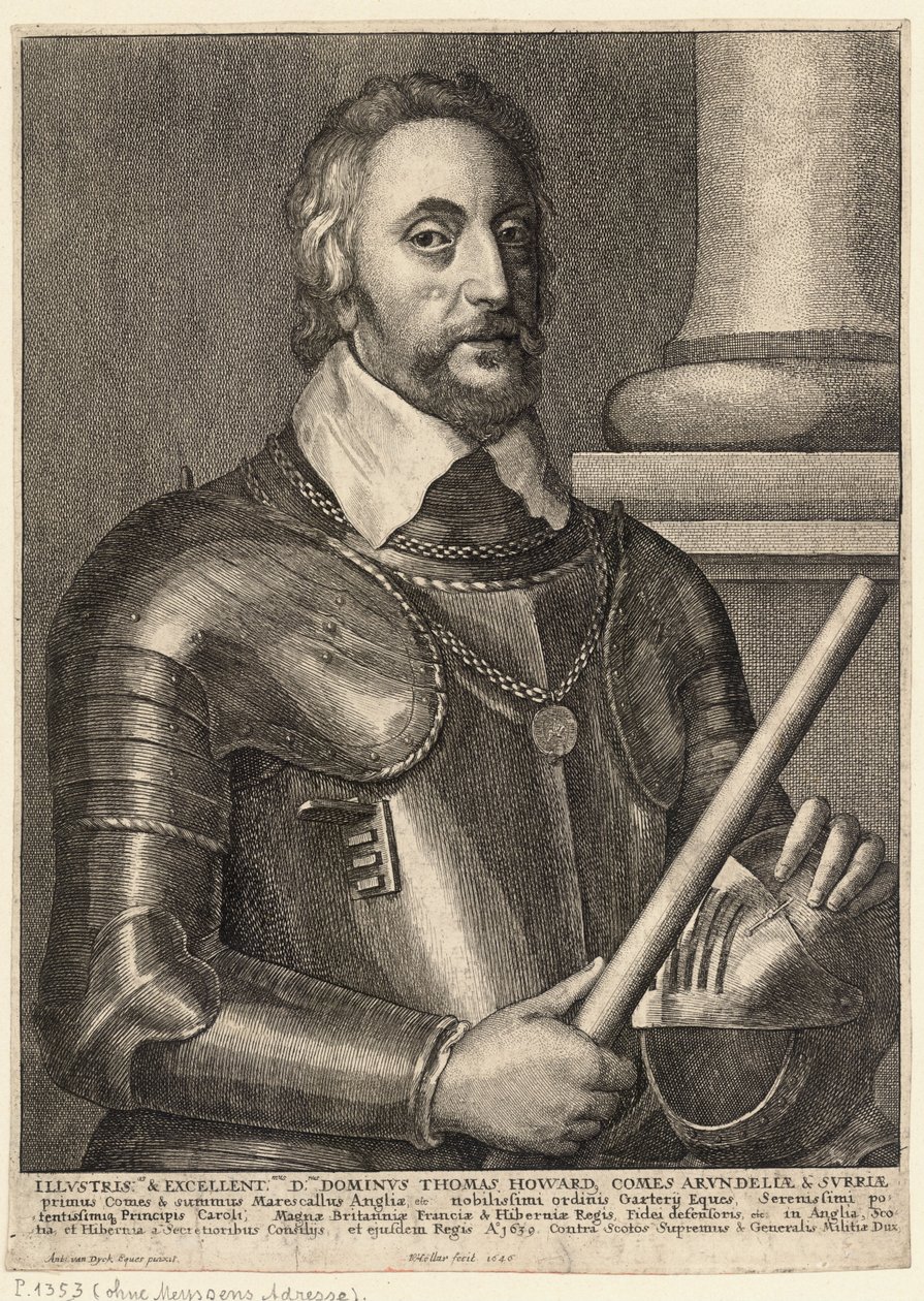 Thomas, Arundel Kontu. durum 2 by Wenceslaus Hollar
