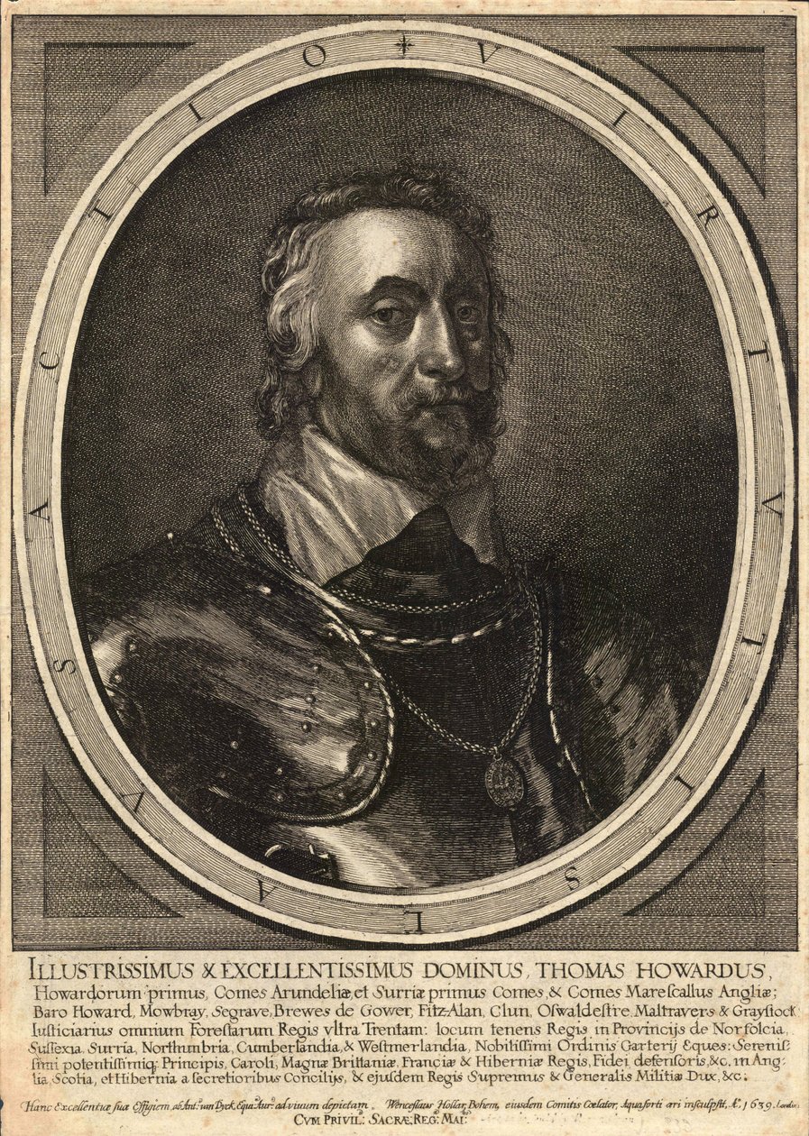Thomas, Arundel Kontu. durum 3 by Wenceslaus Hollar