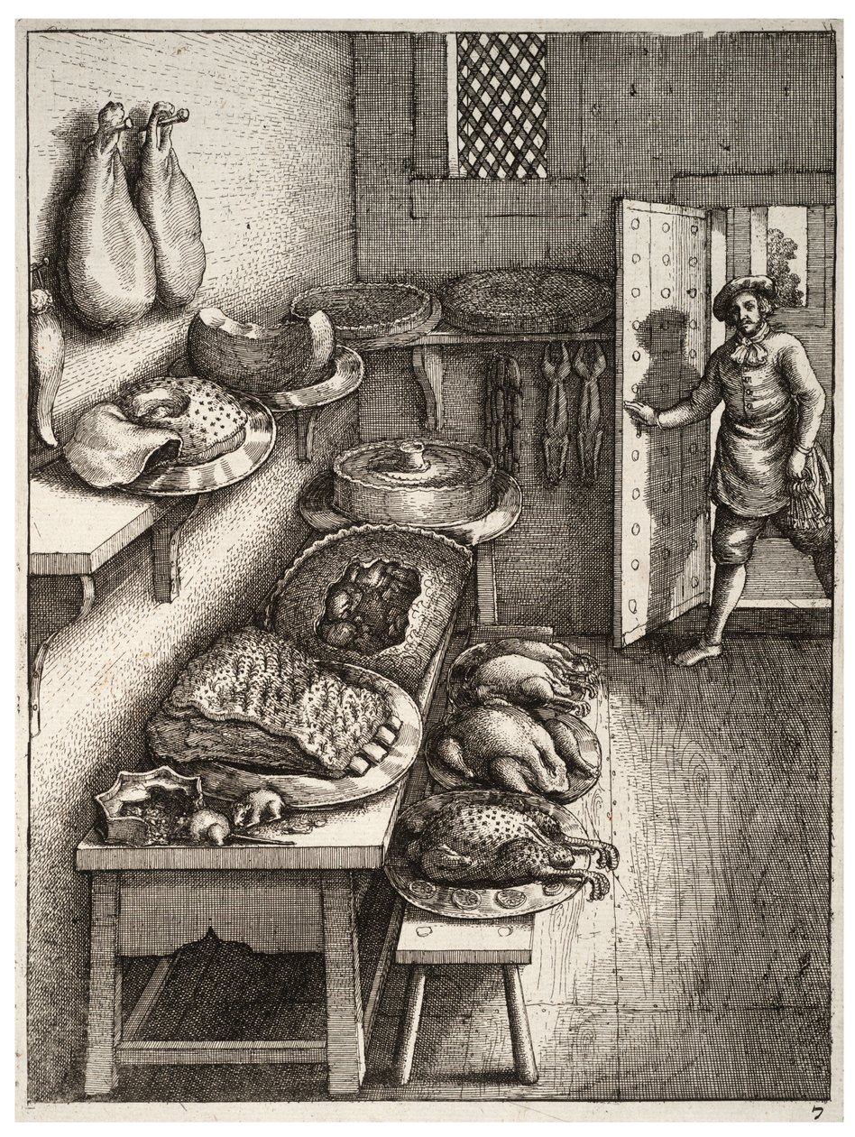 Kasaba ve ülke faresi by Wenceslaus Hollar
