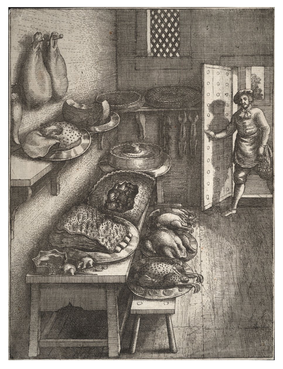 Kasaba ve ülke faresi by Wenceslaus Hollar