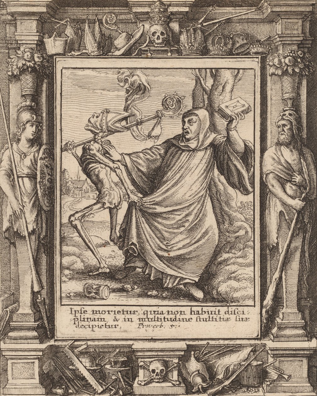 Başrahip, 1651. by Wenceslaus Hollar