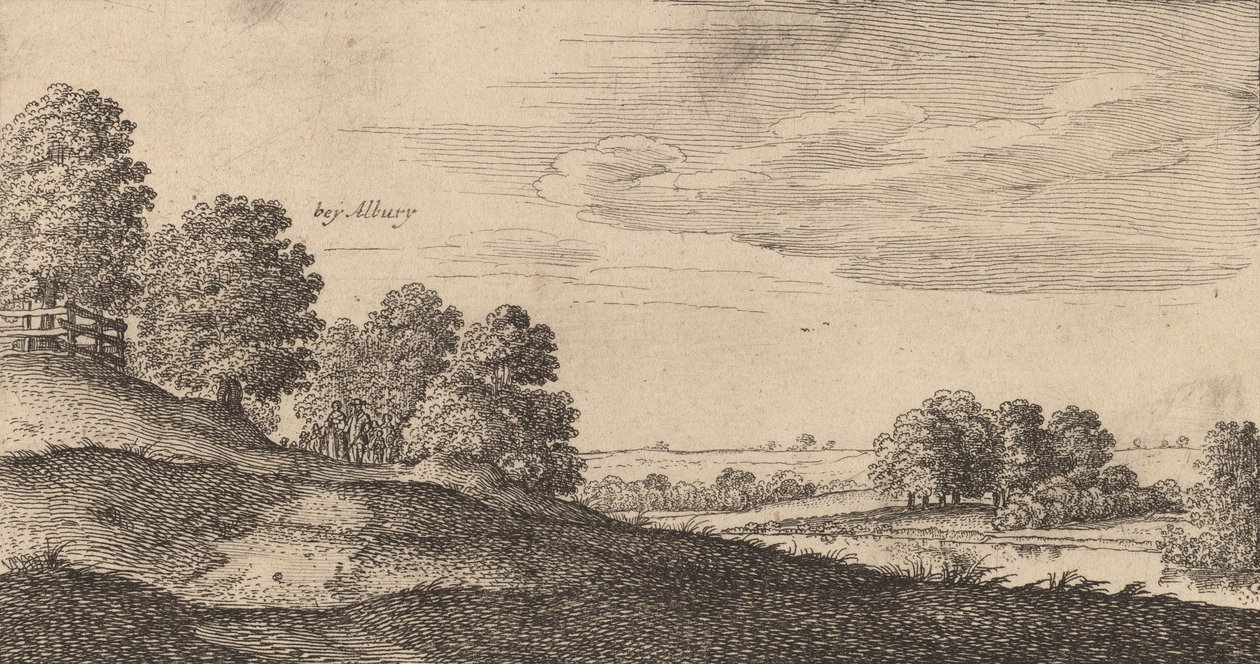 Albury, 1645. by Wenceslaus Hollar