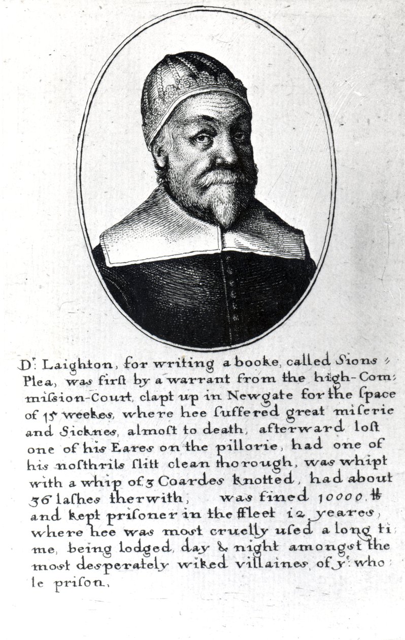 Alexander Leighton, c.1641 by Wenceslaus Hollar