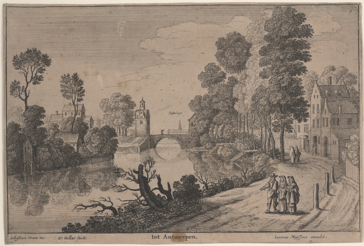 Anvers (gravür) by Wenceslaus Hollar