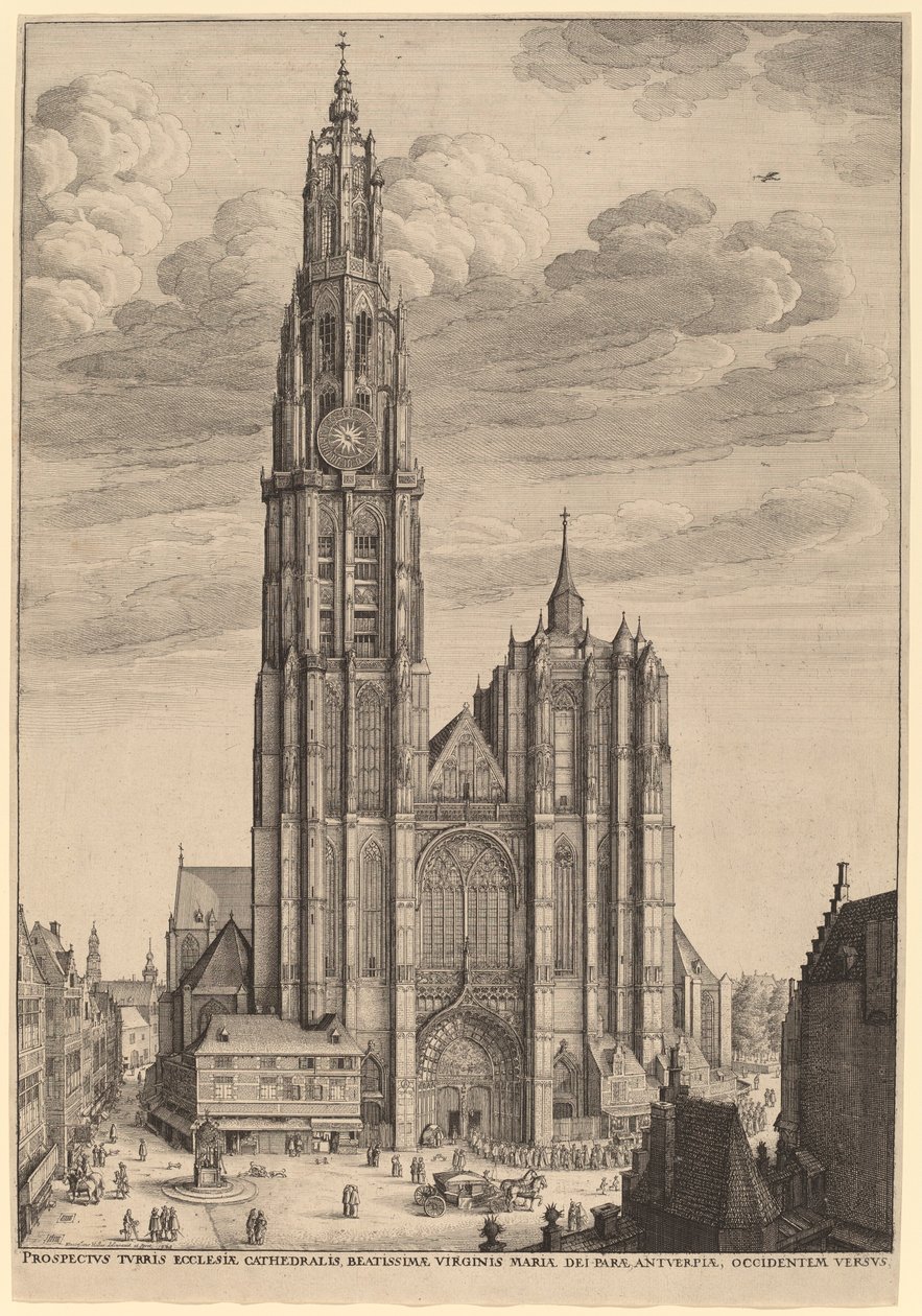 Anvers Katedrali by Wenceslaus Hollar