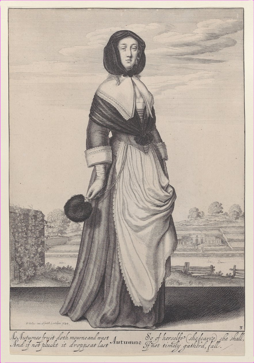 Sonbahar, Mevsimlerden, 1643-44., 1643-44. by Wenceslaus Hollar
